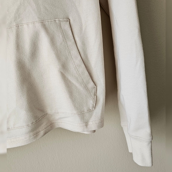 J. Crew Hoodie in Beige Cream (L) - Picture 3 of 5